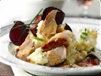 Picture of Pheasant Breasts with Apple Parsnip Mash Picture of Pheasant Breasts with Apple Parsnip Mash