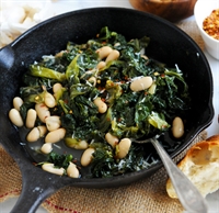 Picture of Spring Greens with Butter Beans