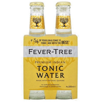 Fever Tree Indian Tonic Water 4 pack 200 ml - Noe Valley Wine & Spirits