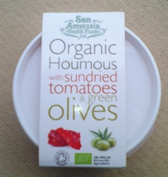 Picture of Houmous w/ green olives & tomatoes (170g)