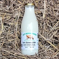 Picture of Semi-Skimmed Jersey Milk Glass Bottle