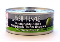 Picture of Skipjack Tuna Steaks in Organic Olive Oil