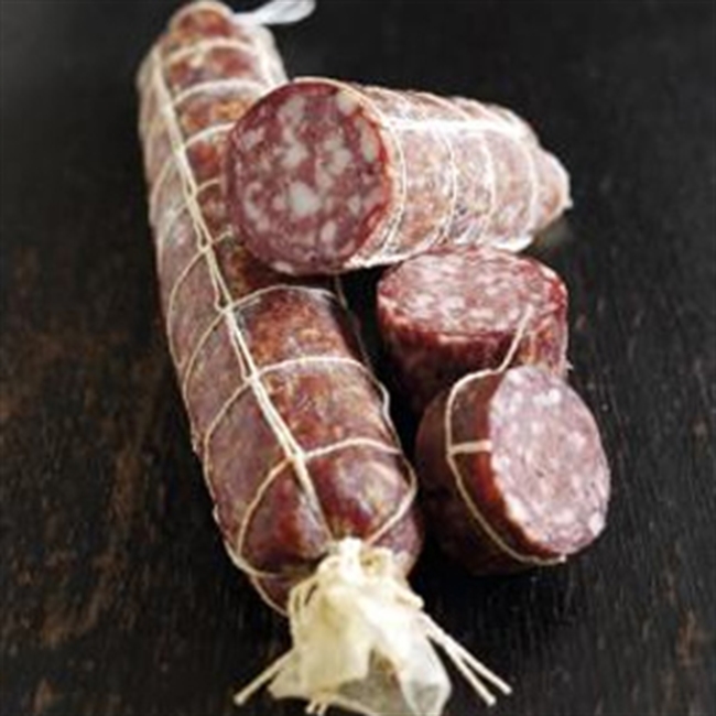 Farm Direct. Game & Red Wine Salami (80g)