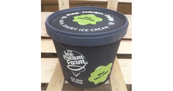 Mint Choc Chip Ice Cream. Farm Direct