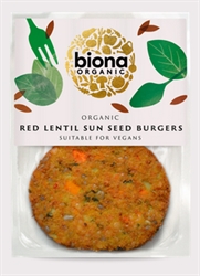 Picture of Red Lentil Sun Seed Burgers