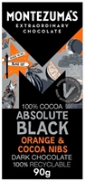 Picture of Absolute Black 100% Chocolate with Orange and Cocoa Nibs