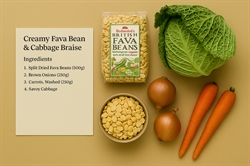 Picture of Creamy Fava Bean & Cabbage Braise
