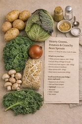 Picture of Pan-fried Greens & Potato with Beansprouts