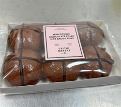 Picture of Mini Double Chocolate Hot Cross Buns