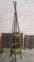 Picture of Handmade Chestnut & Hazel Teepee (no spiral)