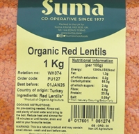 Picture of Lentils - red split, organic