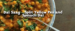 Picture of Dal Saag – Split Yellow Pea and Spinach Dal