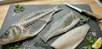 Picture of Whole Wild Sea Bass, Filleted, (Bones Included)