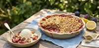 Picture of Summer Plum & Cardamom Crumble
