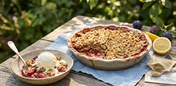 Picture of Summer Plum & Cardamom Crumble