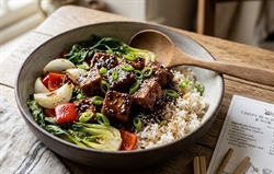 Picture of Crispy Black Pepper Tofu & Wok Greens